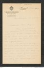 Nachlass Franz Steindachner, Brief von Oscar de Beaux an Franz Steindachner (28.07.1910), Inv.Nr. 100.02, Seite 1